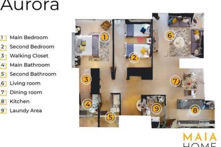 Aurora Maiahome-2bd Amazing View In Polanco -pool Gym *