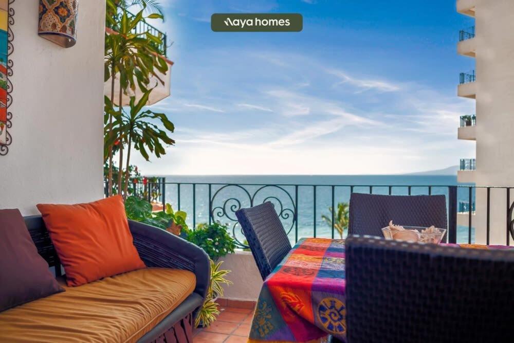Ocean View 2br Condo-balcony-beach-pool Puerto Vallarta