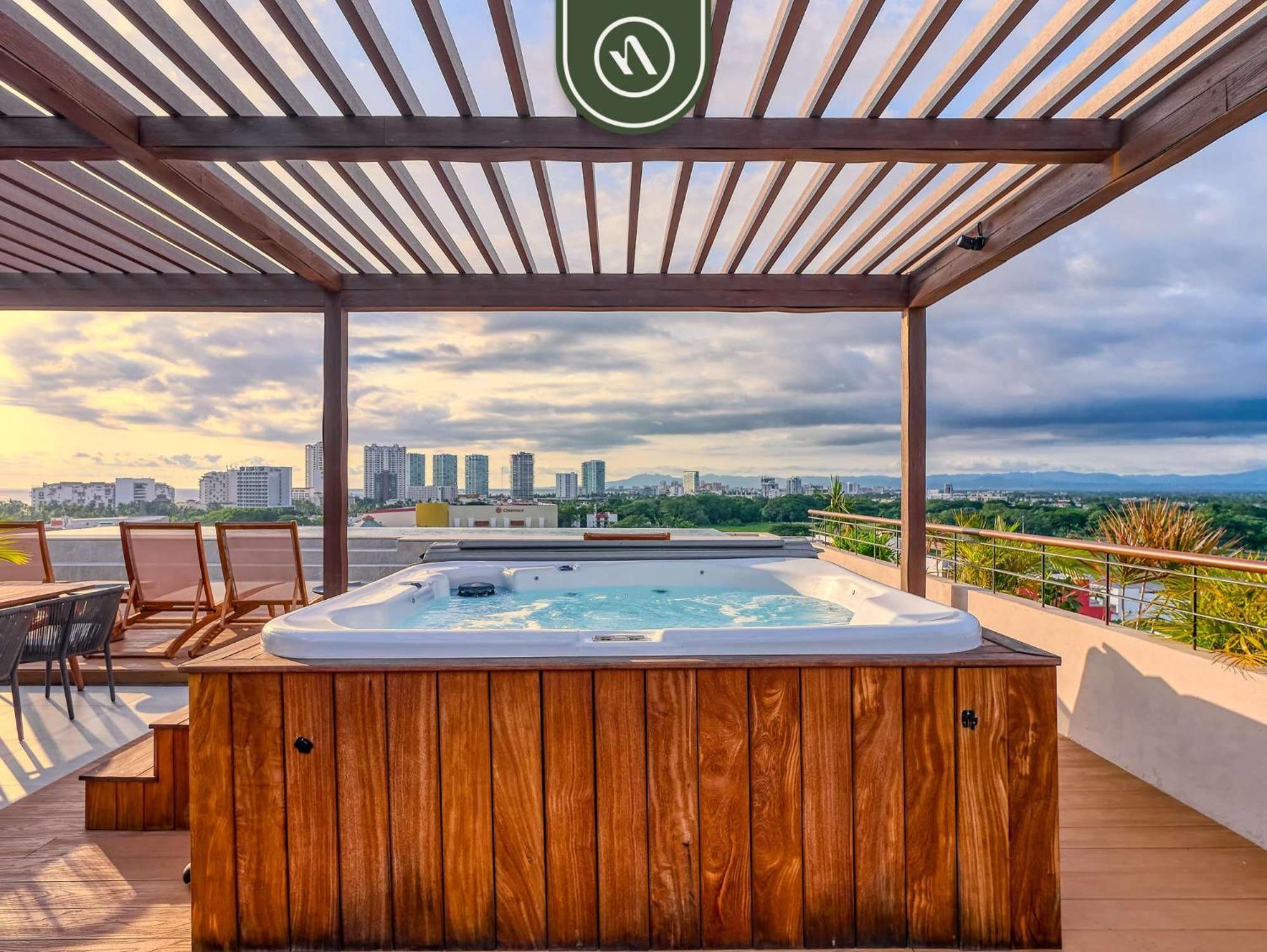 Apartment Luxury 1br In Versalles - Rooftop Pool - Gym Puerto Vallarta
