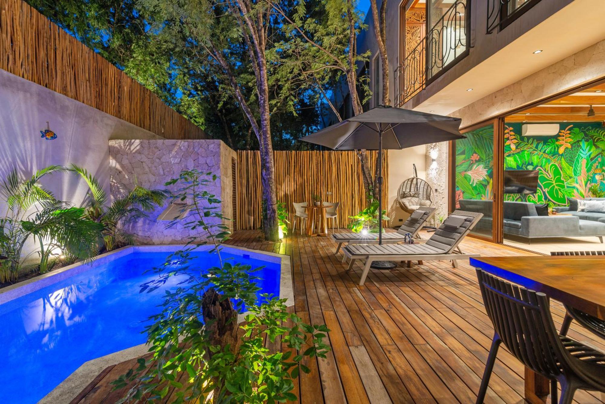 El Rey Loro - Lux 4 Bed @bluedeertulum Villa